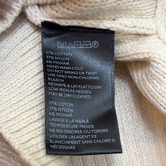 Alice & UO NWT Gitane Crewneck Cable Button Stripes Cotton Blend Knit Sweater S - Picture 4 of 15